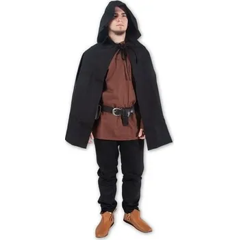 Karnevalový kostým imago Plášť Hobit černý, velikost L