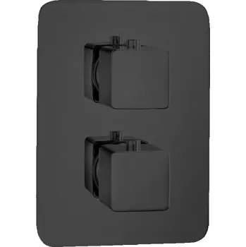 Vodovodní baterie Sanjet INFINITY BLACK Podomítková termostatická baterie s kartuší, černá, E176812B