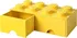 LEGO Úložný box 8 s šuplíky žlutý