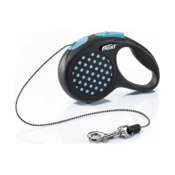 Vodítko pro psa Flexi-Bogdahn International Vodítko FLEXI black design XS lanko 3m Barva: Modrá