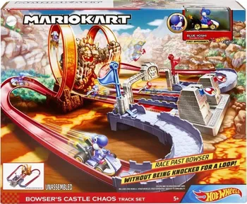 Set autodráh Hot Wheels Mario Kart Castle Chaos
