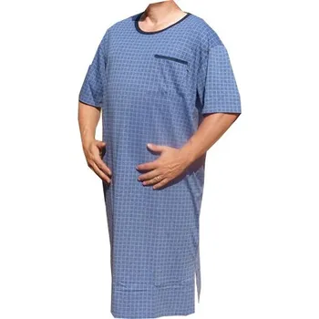 Pánská noční košile xcena Noční košile pánská modrá nový typ Velikost: M