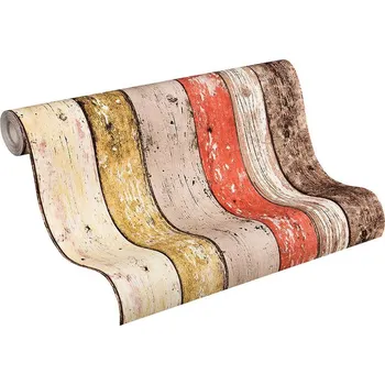 A.S.Création Wood´n Stone 89512-7 dřevěné desky barevné 0,53 x 10,05 m