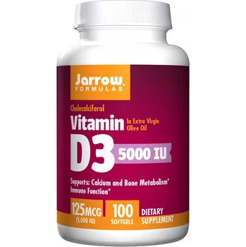 Jarrow Formulas Vitamín D3 5000 IU 100…