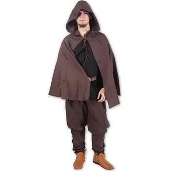 Karnevalový kostým imago Plášť Hobit hnědý, velikost XL