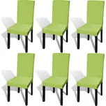 vidaXL Hladký strečový potah na židle 131424 6 ks