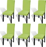 vidaXL Hladké strečové potahy na židle…