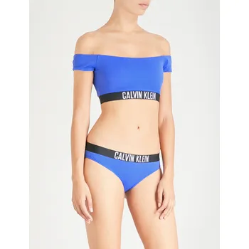 Dámské plavky Dámské plavky vrchní díl KW0KW00320 414 - Calvi Klein královská modř S