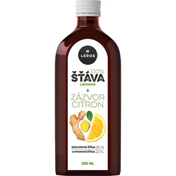 Leros Šťáva zázvor a citrón 250 ml