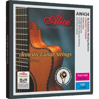 Struna pro kytaru a smyčcový nástroj Alice AW434P-L Acoustic Guitar Strings, Light