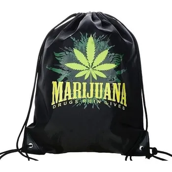 Školní sáček Woodrow Gymsack - Vak na záda Weed Ruin Marihuana