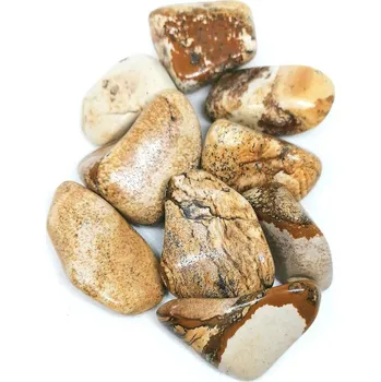 Drahý kámen Jaspis obrázkový tromlovaný