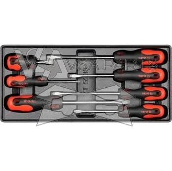 Šroubovák YATO Vložka do zásuvky - šroubováky ploché 7 ks