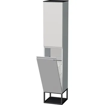 Koupelnový nábytek Tara - skříňka vysoká pravá 183x35 cm, 2 dveře, koš, závěsná TA OALU SV 35 2D K P