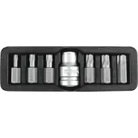 Sada bitů YATO TORX s otvorem 7 kusů