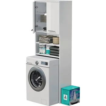 Koupelnový nábytek Uni - skříňka vysoká 190x65 cm, 2 dveře, polička UNI SV 190/65 2D OP