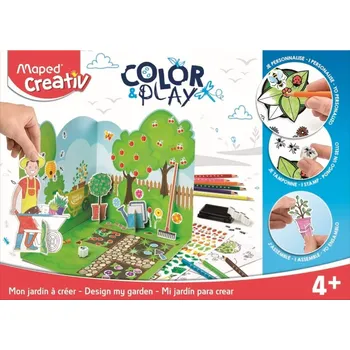 Hračka Maped Maped, 907008, Creativ Color & Play, kreativní sada, Zahrada