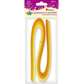 Výtvarná sada Y-Proužky na quilling, žluté odstíny, 200 ks, 6 mm