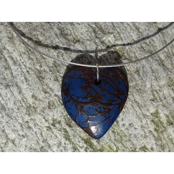 Přívěsek Tagua tmavě modrá II