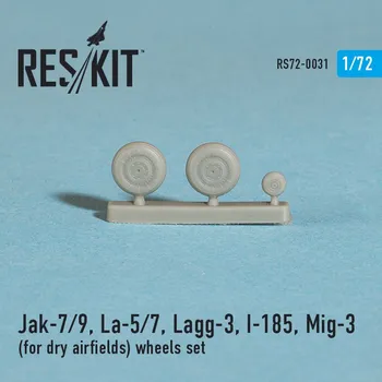 Plastikový model Reskit 1/72 Wheels for dry airfields (Yak-7/9,...