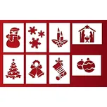 Arpex 1092 sada šablon na umělý sníh…