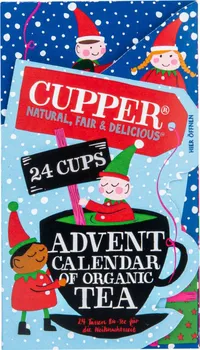 čaj Cupper Advent Calendar of organic tea BIO 24 x 2 g