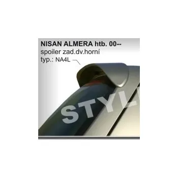Tuning Zadní spoiler kšilt nad okno Nissan Almera 3/5dv.hatchback -- od roku výroby 01/2000-
