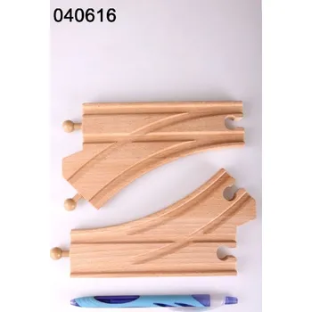 Vláček a vláčkodráha DŘEVĚNÉ KOLEJE - vyhybka dvoucestná