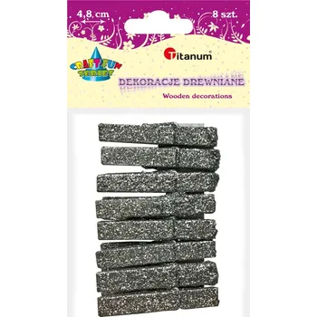 Výtvarná sada Y-Kolíčky,48mm,8ks, stříbrné