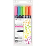 Tombow Fudenosuke Brush Pen Neon 6 ks