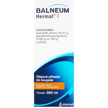 Lék na kožní problémy, vlasy a nehty Almirall Balneum Hermal F 500 ml