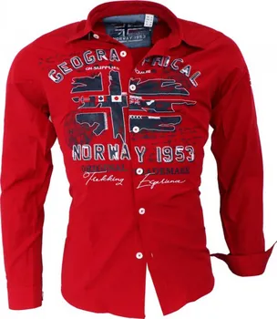 Pánská košile Geographical Norway Zolduc Men 100 červená M