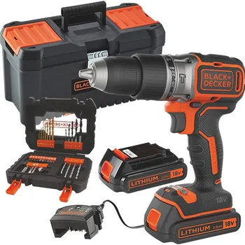 Vrtačka Black & Decker BL188D2KA31-QW 2 x 2,0 Ah + příslušenství