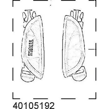 vozík za kolo Ramenní popruhy 40105192