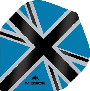 Příslušenství pro šipky Mission Letky Alliance-X Union Jack - Blue / Black F3105