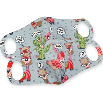 Menstruační vložka Petit Lulu Komfortní rouška s drátkem, vel. XS - 2 ks - LAMY NA MODRÉ