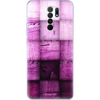 Odolné silikonové pouzdro iSaprio - Purple Squares - Xiaomi Redmi 9
