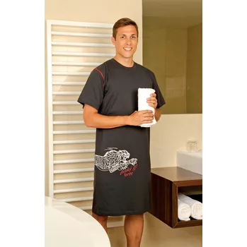 Pánská noční košile Andrie PS 9185 červená M