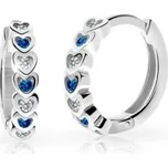 Cutie Jewellery Dětské naušnice zlaté Cutie C3340 Dark Blue