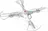 EP Line RC dron 2.4G s VR brýlemi, bílý