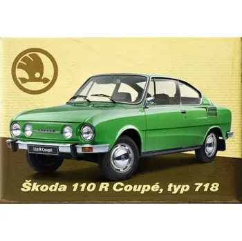 Dekorativní magnet Magnetka ŠKODA 110 R Coupé typ 718