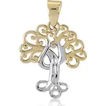 Lillian Vassago Přívěsek z kombinovaného zlata Strom života LLV06-GP140