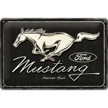 Nostalgic Art Ford Mustang Black 30 x 20 cm