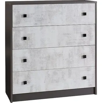 Komoda Komoda Tommy 90 cm, grafit / enigma