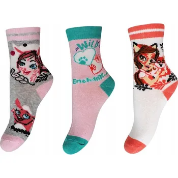 ENCHANTIMALS Sada ponožek pro dívky Velikost: 23/26