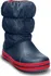 Chlapecké sněhule Crocs Winter Puff Boot Kids Navy/Red