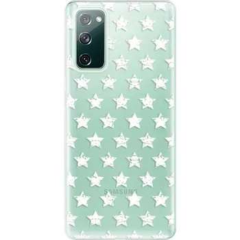 Pouzdro na mobilní telefon Odolné silikonové pouzdro iSaprio - Stars Pattern - white - Samsung Galaxy S20 FE