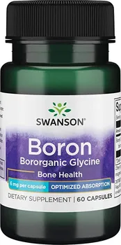 Swanson Boron Bororganic Glycine 60 kapslí