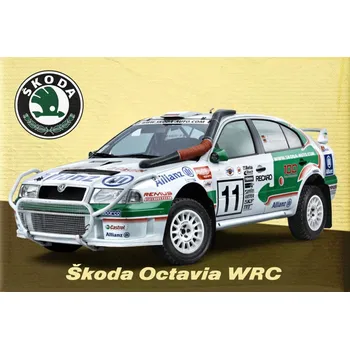 Dekorativní magnet Magnetka ŠKODA Octavia sedan WRC