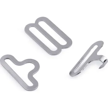 Galanterie Zapínání na motýlka, barva 1 nikl